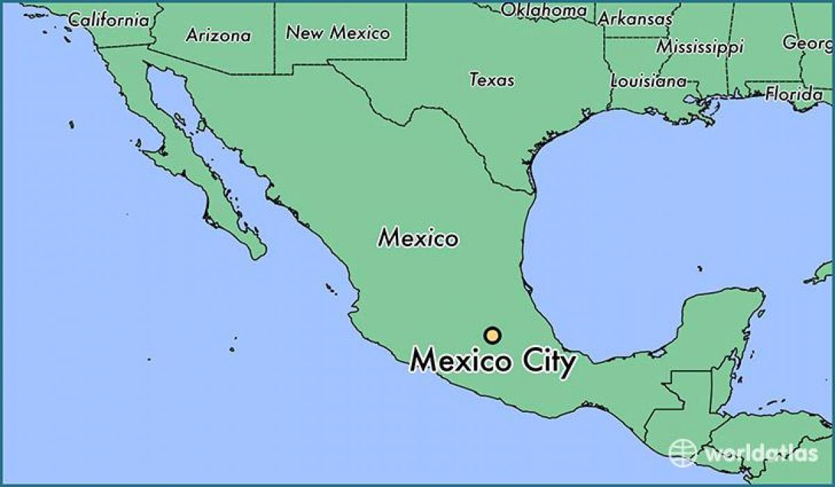 mostra una mappa del Messico