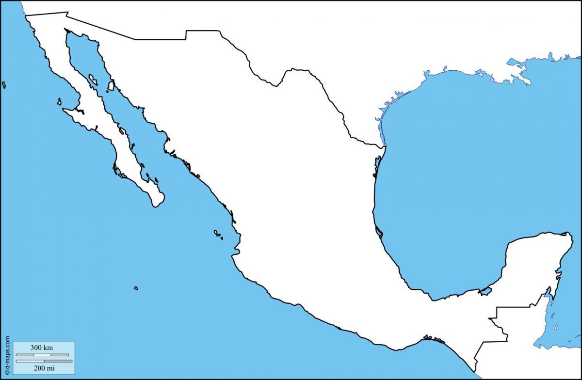 vuoto Messico mappa