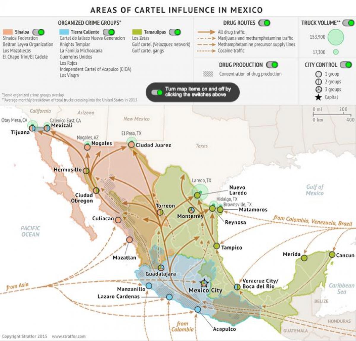 Messico tasso di criminalità mappa