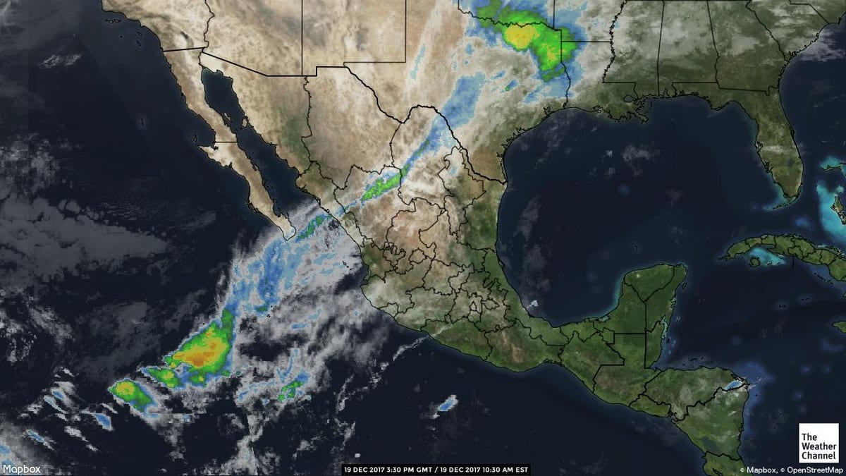 mappa radar Messico