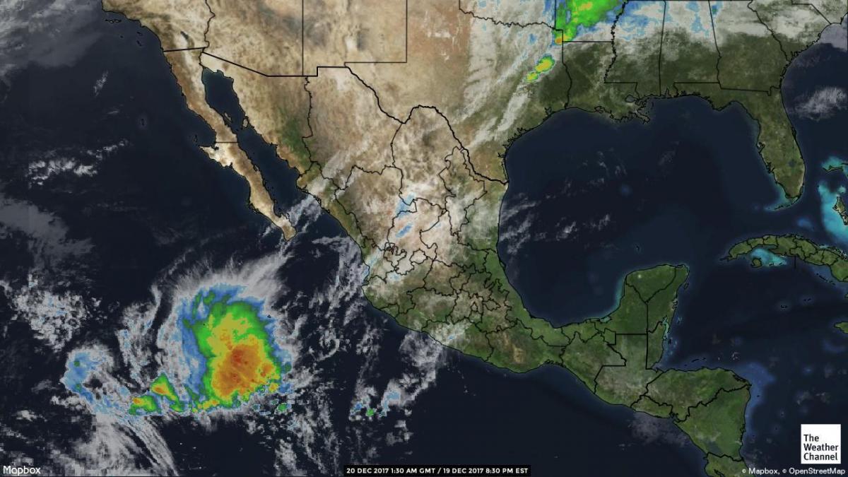 radar meteo mappa Messico