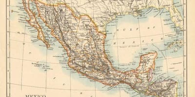 Vecchia mappa Messico