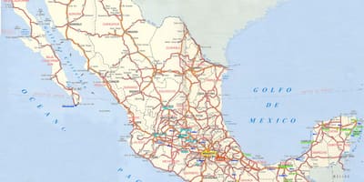 Mappa del Messico guida