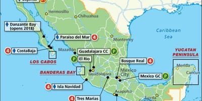 Messico mappa località