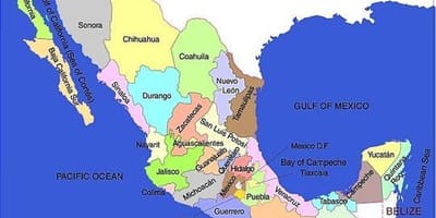 Nel sud del Messico la mappa