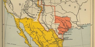 Mappa del Messico 1700