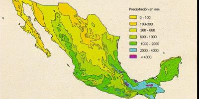 Mappa meteo per il Messico