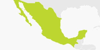 Mappa del Messico png