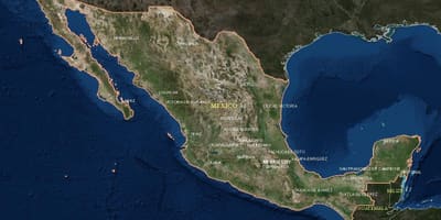 Mappa satellitare Messico