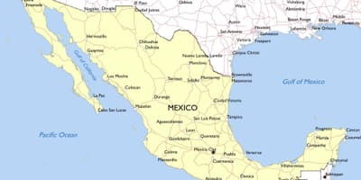 Mappa del Messico musei