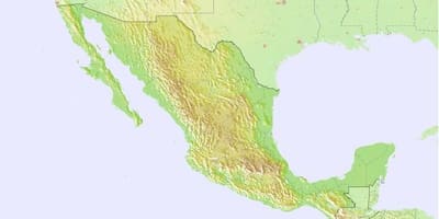 Mappa del Messico previsioni