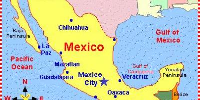 Una mappa del Messico